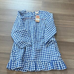 Bellerose Blue and White Gingham Dress